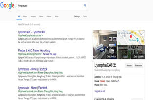 LymphaCARE Google Business Screen Capture